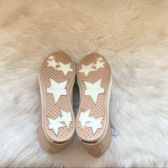 JIMMY CHOO Tokyo Logo High Top Python Sneakers - Picture 10 of 11